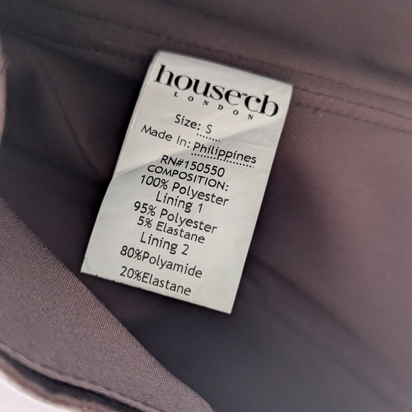 HOUSE OF CB Rafa Corset Chocolate Satin Top Small - Picture 5 of 15